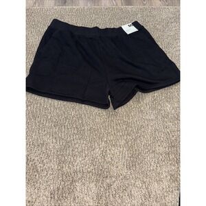 Junior's Plus Size 1X Black SO High Rise Shorts Brand New